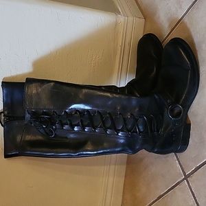 Born leather tall boots